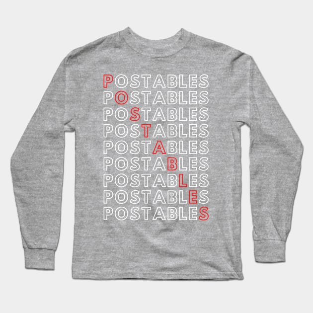 More #POstables! Long Sleeve T-Shirt by Hallmarkies Podcast Store